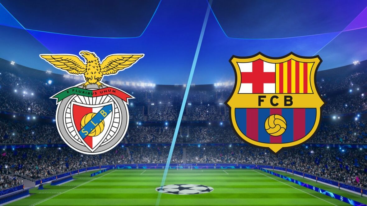 Benfica e Barcelona se enfrentam pela Champions